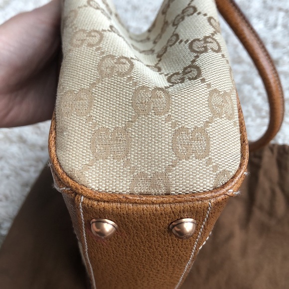 Vintage Gucci Jackie O GG Shoulder Bag - Picture 6 of 15